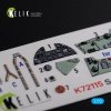 KELIK K72115 Sea Hurricane Mk I interior 3D decals for Arma Hobby kit 1/72